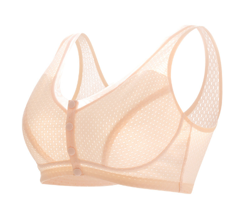 Wholesale Comfortable Cotton Front-Closure Bra for Seniors