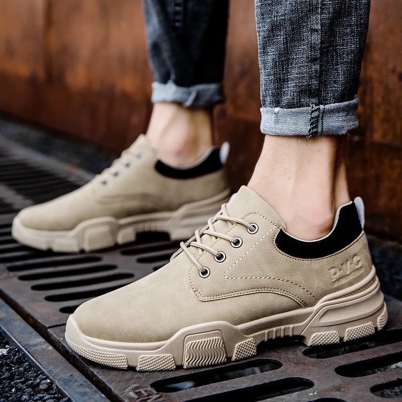 British Tooling Men's Casual Military Boots for Autumn