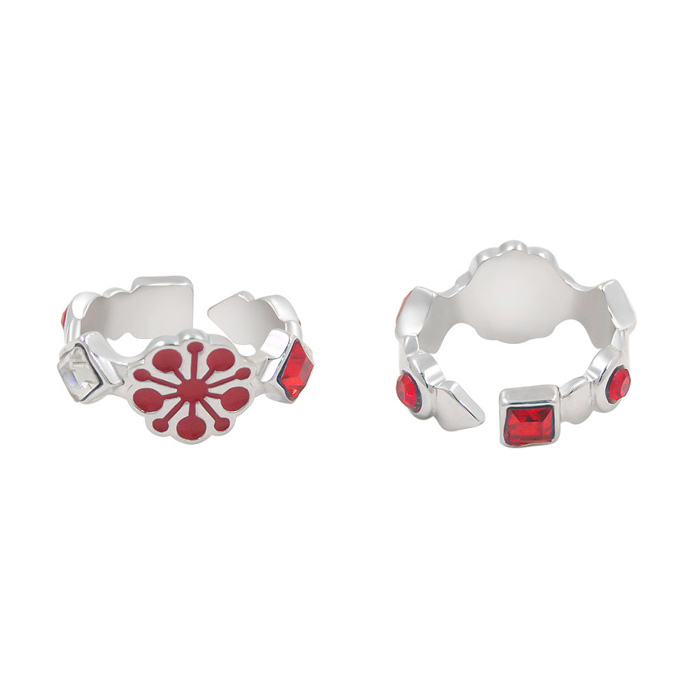 Unisex Anime Pattern Impression Ring