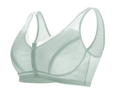 Wholesale Comfortable Cotton Front-Closure Bra for Seniors