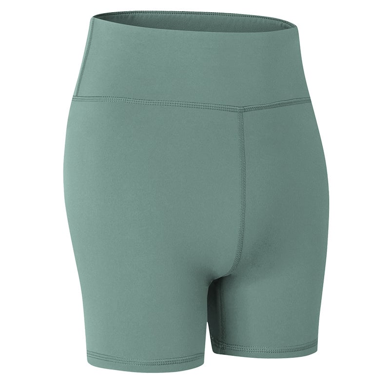 Camouflage Print Stretch Yoga Shorts for Fitness