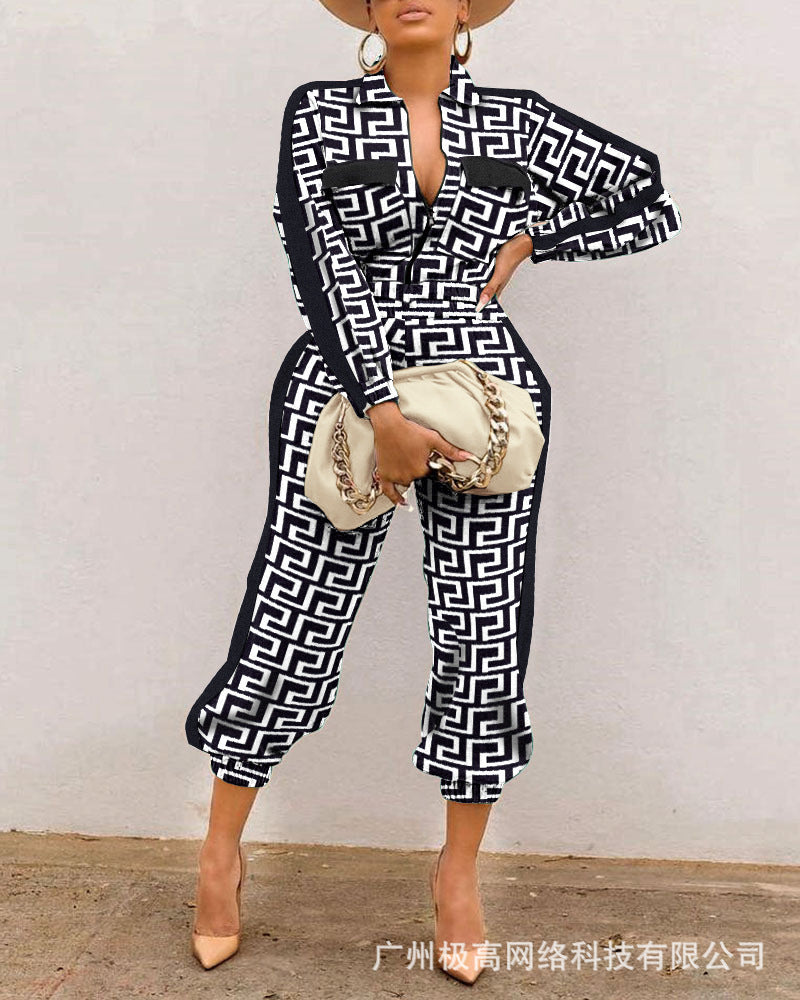 2023 New Colorful Print Loose Maxi Dress