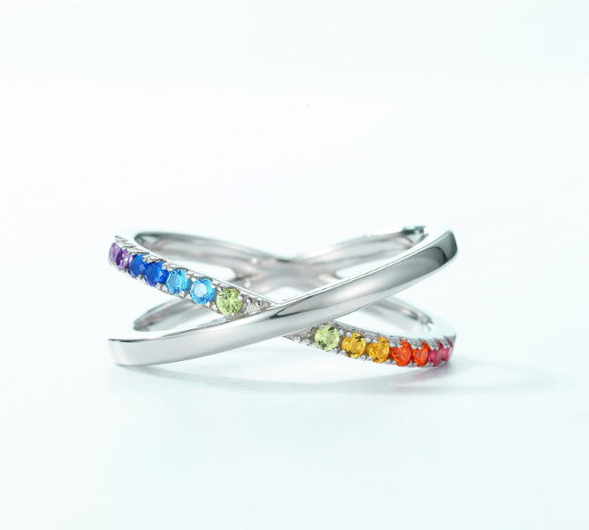 Zircon Simple Index Finger Ring for Women