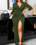 2023 New Colorful Print Loose Maxi Dress