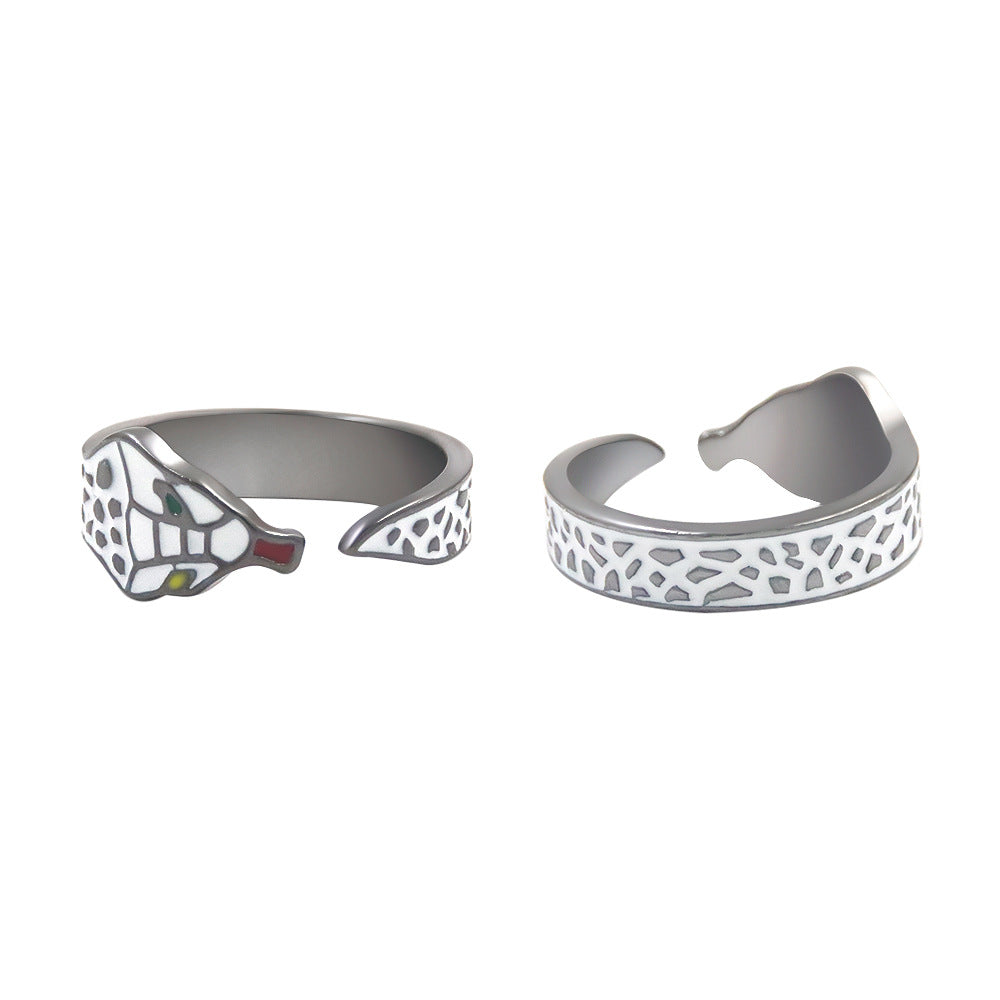 Unisex Anime Pattern Impression Ring