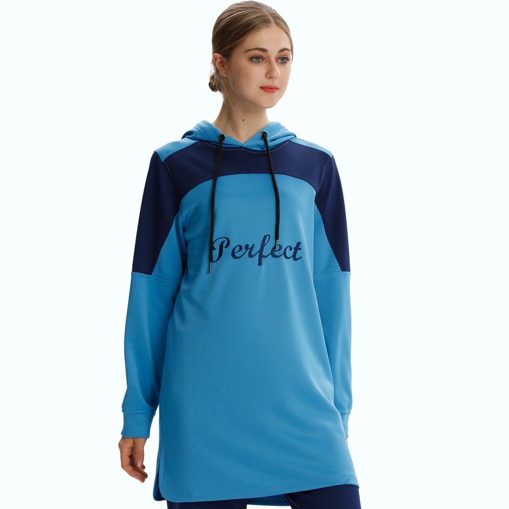 Casual Loose Pullover Hoodie for Muslim Wear