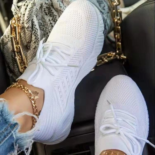 2022 Spring Autumn New Women's Knitted Air Cushion Shoes