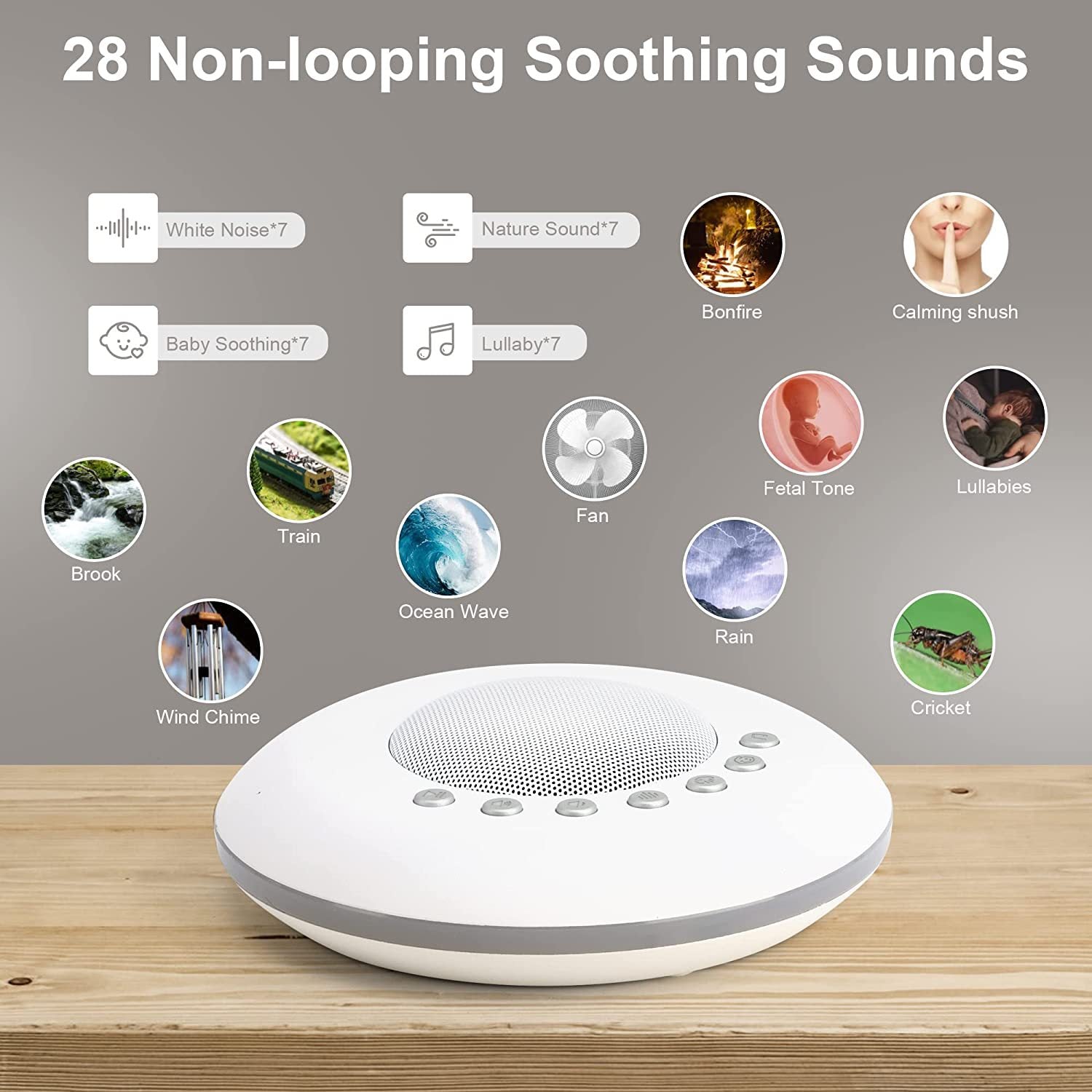 Amazon Sleep Aid Device for Kids with 28 Sounds