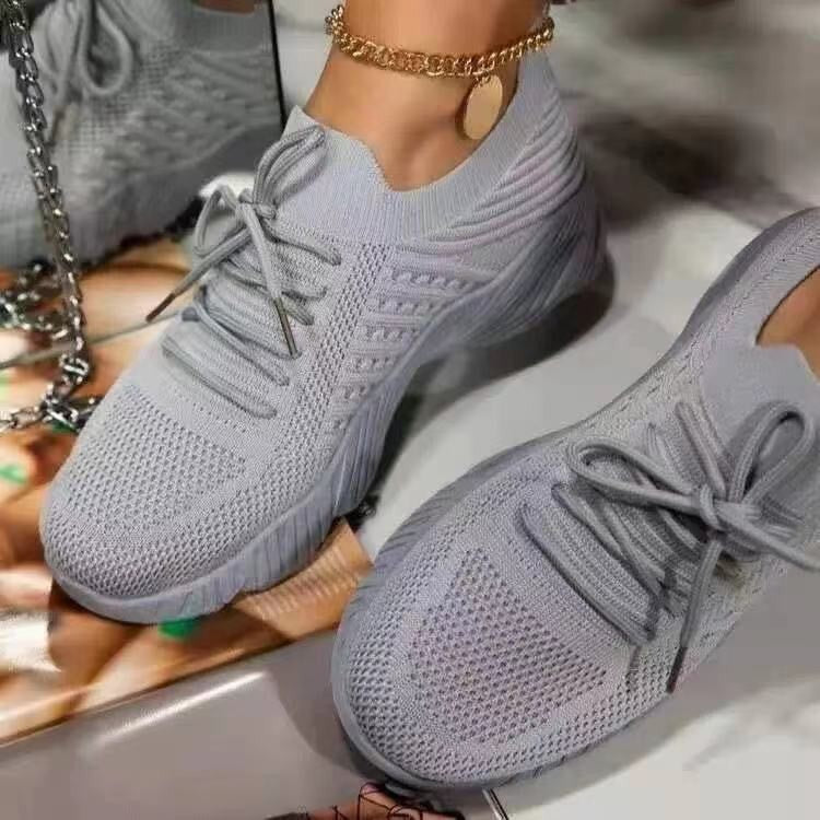 2022 Spring Autumn New Women's Knitted Air Cushion Shoes
