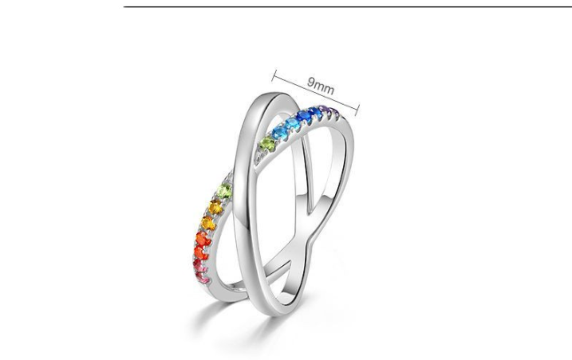 Zircon Simple Index Finger Ring for Women
